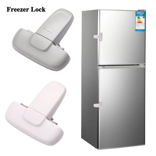 1 Pcs Home Refrigerator Lock Fridge Freezer Door Catch Lock Toddler Kids Child Cabinet Safety Lock For Baby Safety Child Lock - MAGUSTA BEAUTY