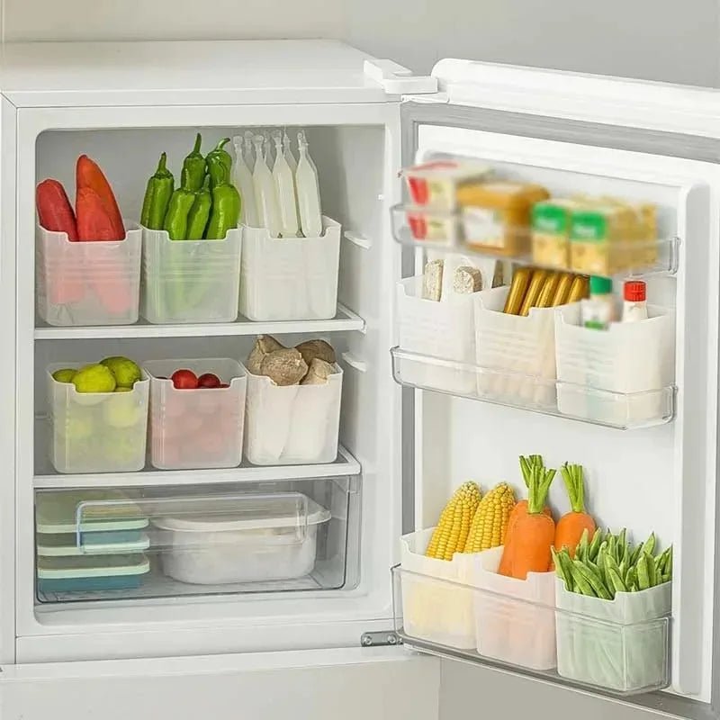 1/5PCS Refrigerator Storage Boxes Food Fresh Organizer Cold Storage Crisper Fruit Spice Food Container Boxes Home Kitchen Boxes - MAGUSTA BEAUTY