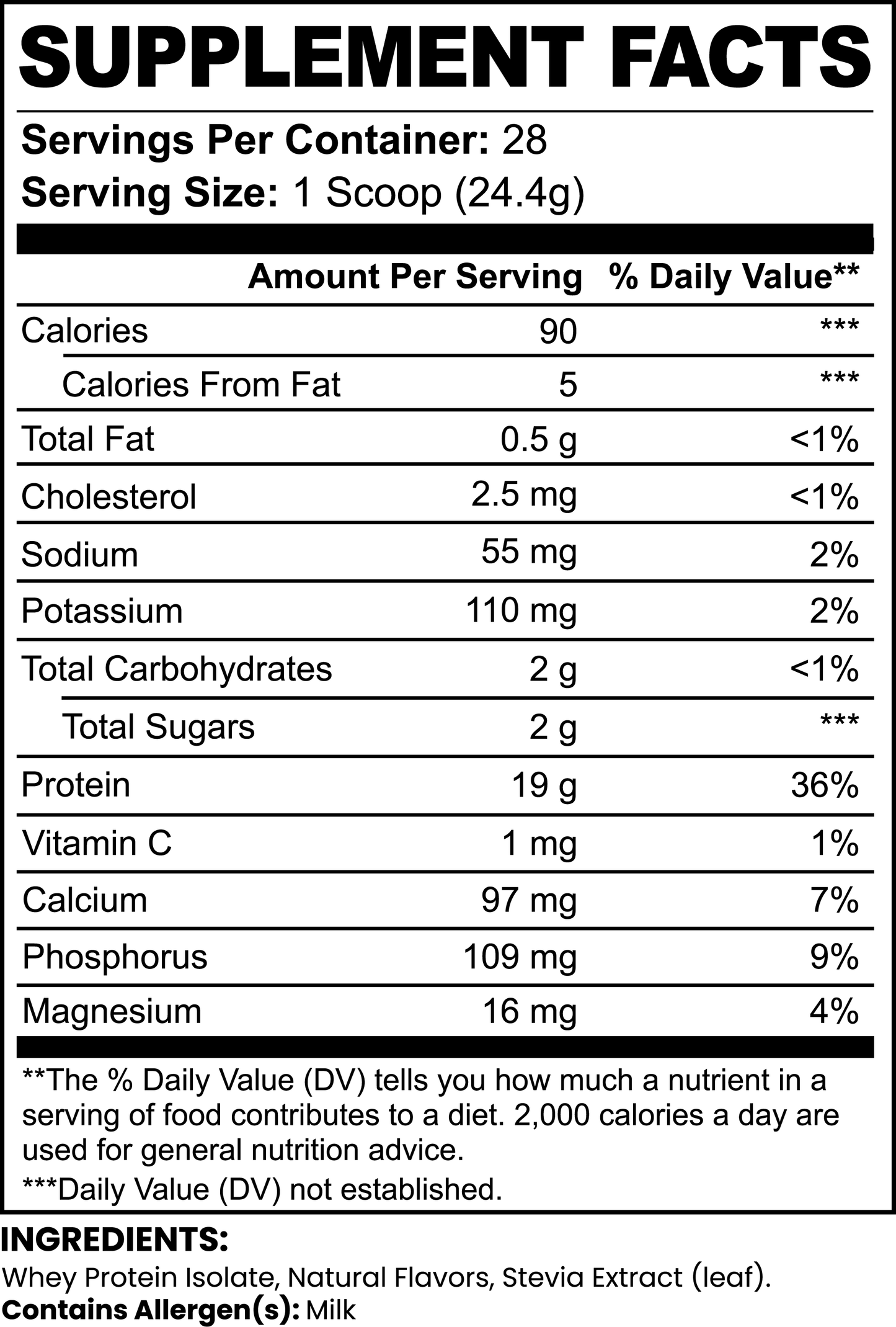 Pure3 100% Whey Protein Isolate (Vanilla) BY Magusta Beauty