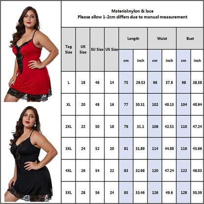 Women Spaghetti Straps Nightgowns Lace Sexy Sleepdress Plus Size Nightdress Satin Lingerie Sets Women's Pajamas Home Clothes