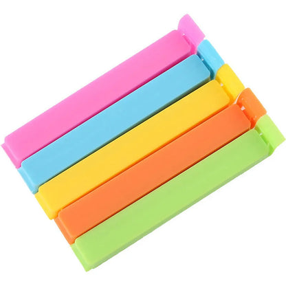 10/20Pcs Portable New Kitchen Storage Food Snack Seal Sealing Bag Clips Sealer Clamp Plastic Tool Kitchen Accessories Wholesale