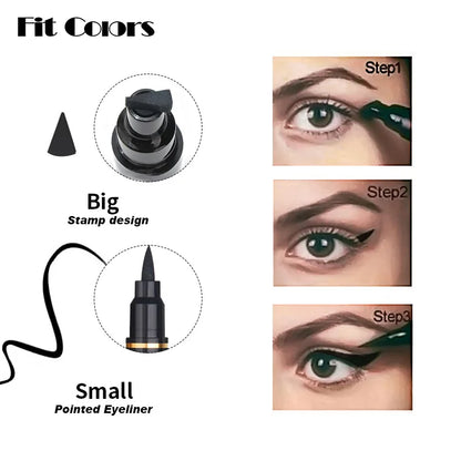 2 In1 Stamp Eyeliner korean make up Waterproof Eye liner maquillajes para mujer Beauty For Women Cosmetics Makeup Products