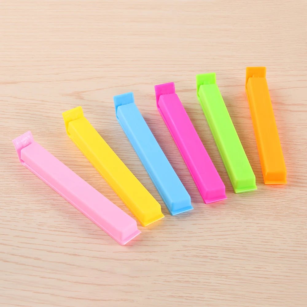 10/20Pcs Portable New Kitchen Storage Food Snack Seal Sealing Bag Clips Sealer Clamp Plastic Tool Kitchen Accessories Wholesale