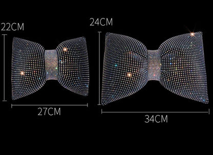 1PC Diamond Crystal Bowknot Car Neck Pillow Rhinestone Auto Headrest Seat Support Waist Pillows Bling Car Accessories for Women