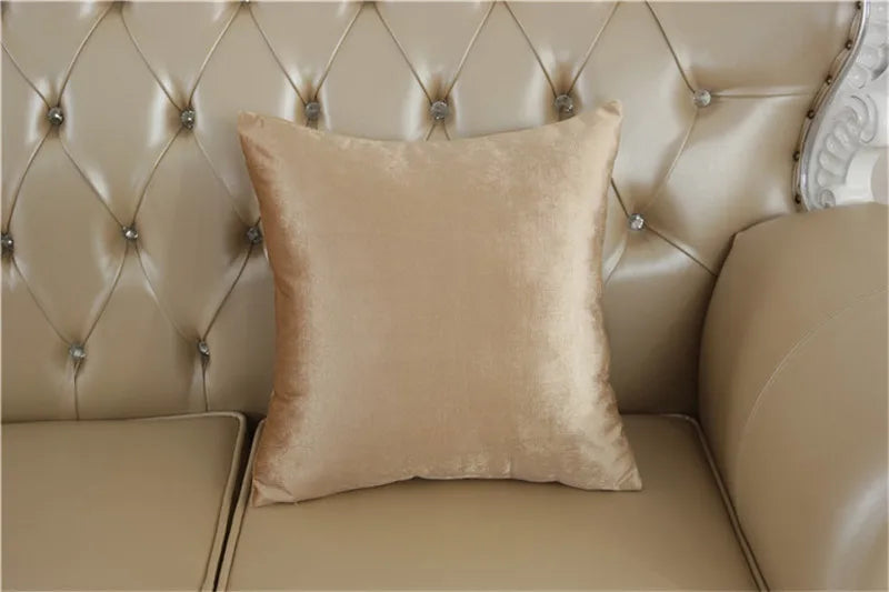 Velvet Fabric Diamond Pillow Cushion Shining Home Decor Pillow Decorative Throw Pillows 45X45cm (Only The Outer Cover)