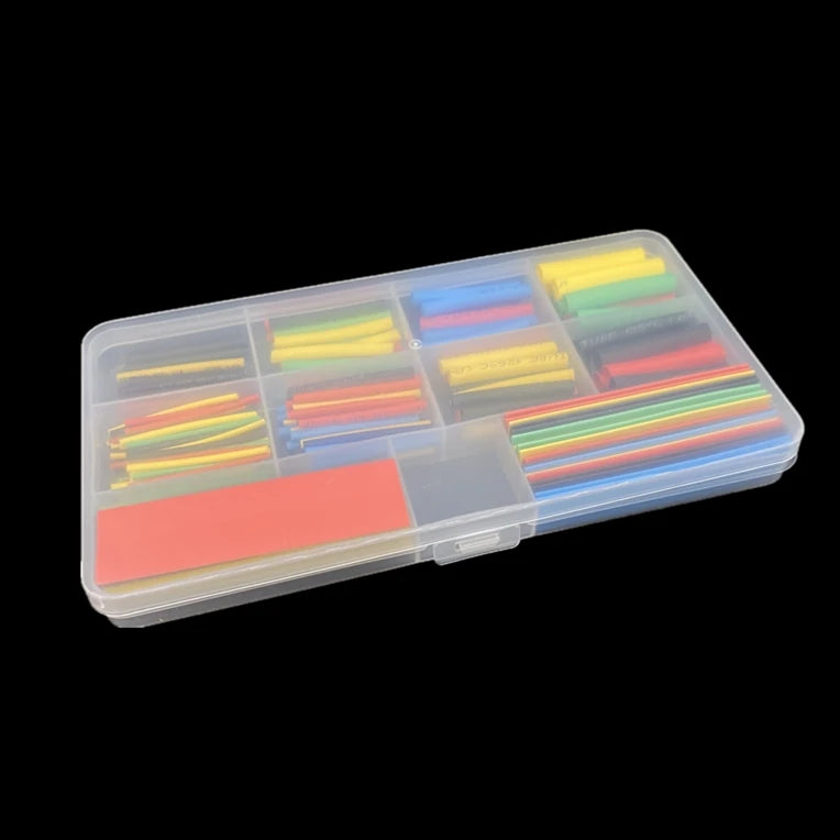 127-750pcs Heat-shrink Tubing Thermoresistant Tube Heat Shrink Wrapping Kit Electrical Connection Wire Cable Insulation Sleeving