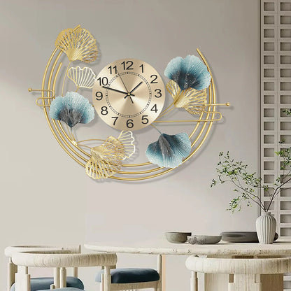 Wall Clock for Living Room Decor 67*52cm Decorative Wall Clock, Large Wall Clock