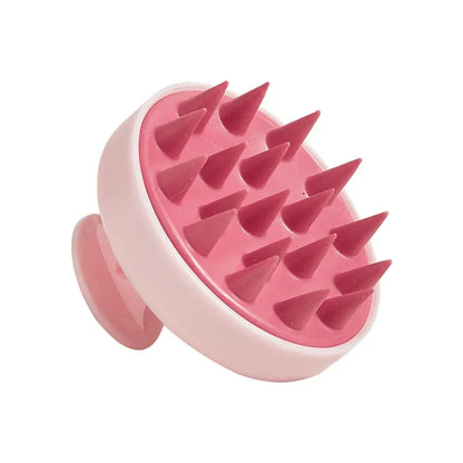 1pc Silicone Shampoo Brush Head Scalp Massage Comb Hair Washing Comb Bath Shower Body Massage Brush Salon Hairdressing Tools