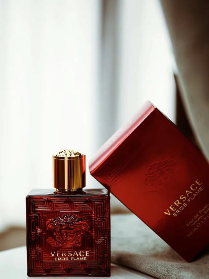 VERSACE EROS FLAME Aeros Red Eros Flaming Love for Men 100ml/200ml  Fresh and Long Lasting Fragrance