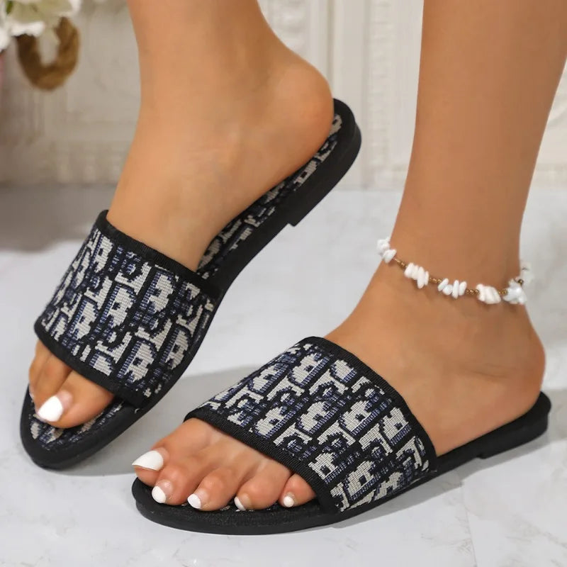 Women Slippers New Summer Casual Comfortable Outdoor Non-slip Soft Slippers Trendy Sandals Luxury Slippers Women Slides Women