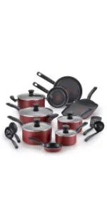 Ultimate Hard Anodized Nonstick Cookware Set 12 Piece, Oven Broiler Safe 600F, Kitchen Cooking Set w/ Fry Pans, Saucepans,