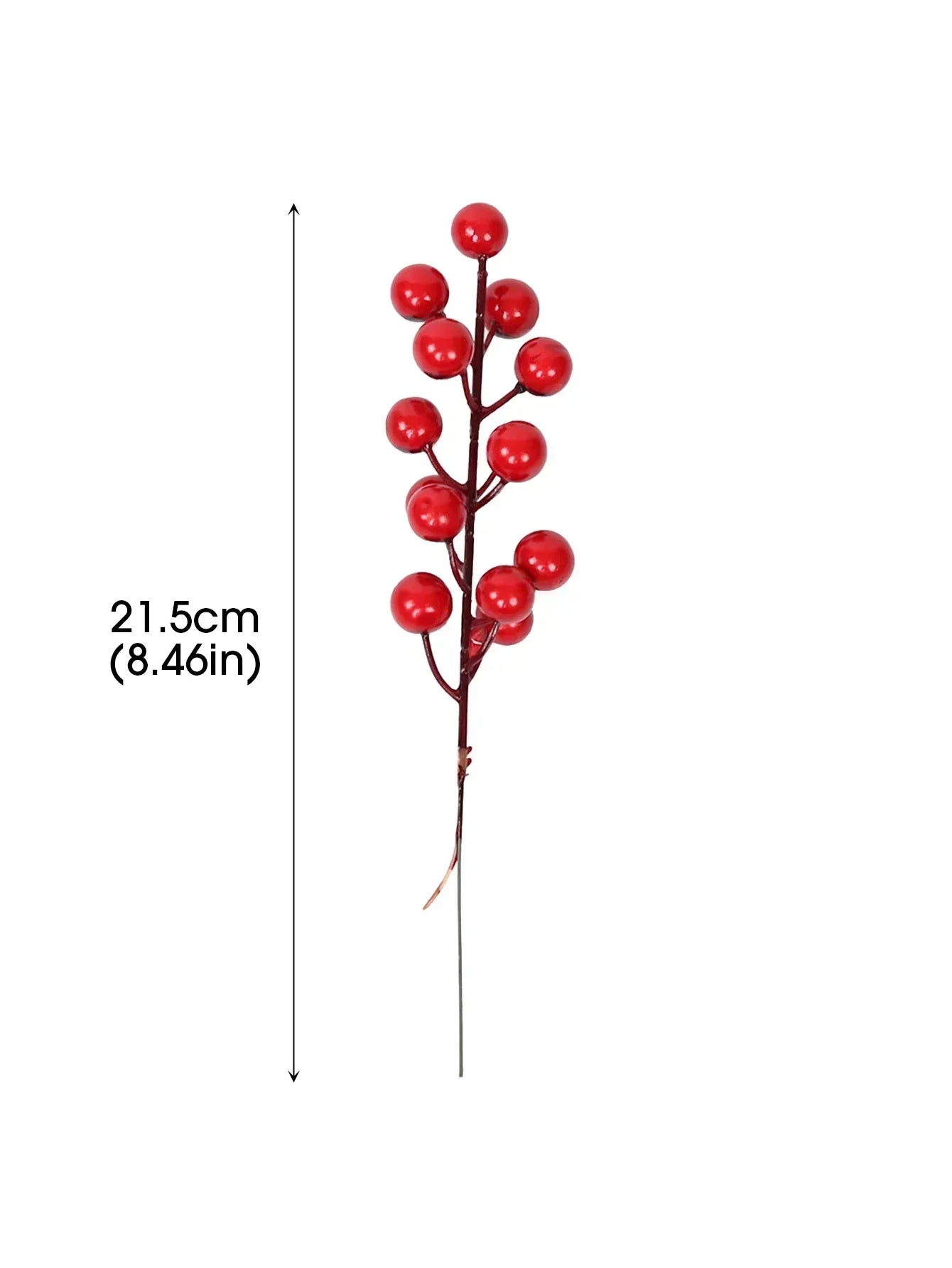 1-10pcs Christmas Simulation Berry 14 Berries  Artificial Flower Fruit Cherry Plants Home Christmas Party Decoration DIY Gift