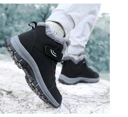 Winter Women Snow Boots Warm Plus Velvet Men Cotton Shoes Windproof Women's Boots Comfortable Casual Shoes Non-slip Hiking Boots