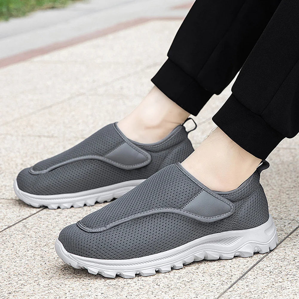 Women Man Orthopedics Wide Feet Swollen Walking Casual Shoes Unisex Thumb Eversion Adjusting Soft Comfortable Diabetic Shoes