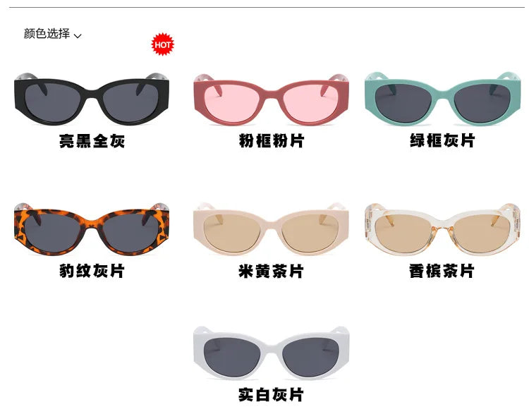 Alphabet graffiti small frame sunglasses 2024 new letter decorative sunglasses retro personalised glasses fashionable wearing