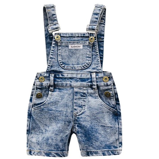 2023 Baby Boy Girl Overalls INS Toddler Denim Jumpsuit Clothes Unisex Infant Summer All-match Casual Pants 1 2 3 Y Kid Daily Set - MAGUSTA BEAUTY