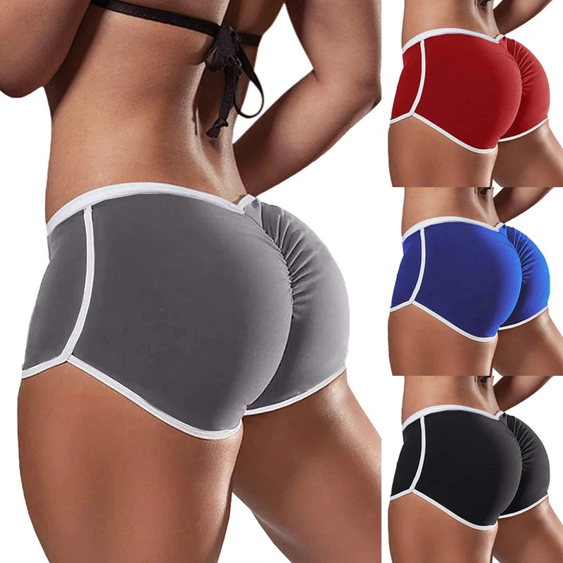 Women Summer Sports Fitness Skinny Slim Shorts Causal Yoga Shorts Shorts Low Waist Stretchy Gym Clothing Short Pants