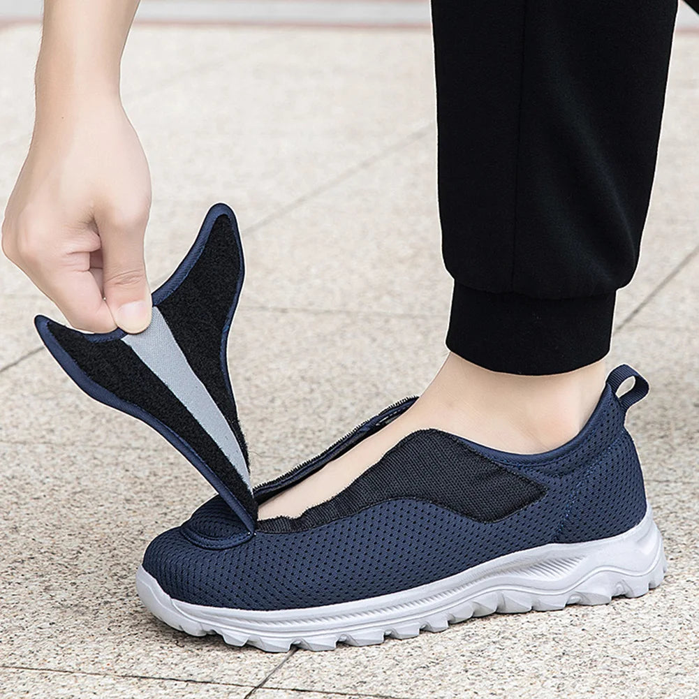 Women Man Orthopedics Wide Feet Swollen Walking Casual Shoes Unisex Thumb Eversion Adjusting Soft Comfortable Diabetic Shoes