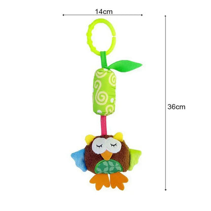 12 Styles Available, Baby Stroller, Hanging Bell, Plush, Baby color label, Bed packaging, cartoon multifunctional bed packaging