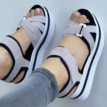 Women Sandals Wedge Shoes For Women Summer Sandals Platform Shoes With Heels Sandals Female Soft Elegant Heeled Sandalias Mujer