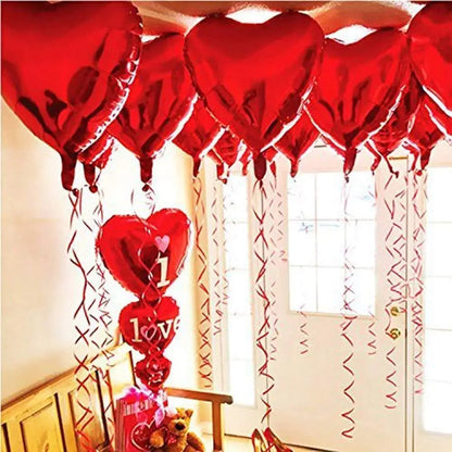 Valentine's Day Themed Heart Shaped Balloon Red Girls Birthday Party Valentine's Day Wedding Decoration Supplies Girl Favor Gift