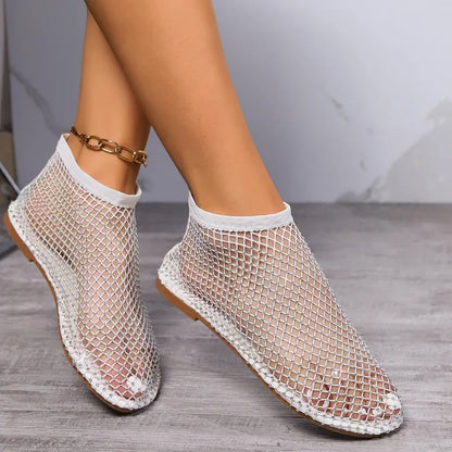 2024 Women's Summer New Luxury Brand Designer Anti-Slip Flat Sandals Daily Casual Comfortable Vacation Beach Shoes Large Size