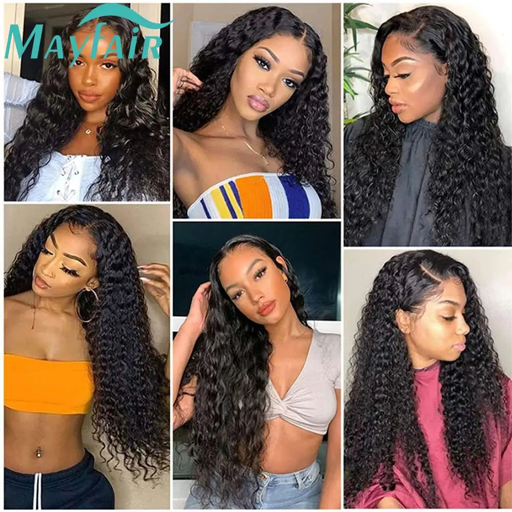 100% Unprocessed Malaysian Remy Human Hair Weave Extensions Wet and Wavy Hair Bundles cheveux humain 12A Water Wave Bundle Deals