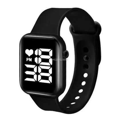 Women and Men Digital Watch Brand Sports Electronic Watch Children Big Screen Square LED Student Wrist Watches Montre Femme