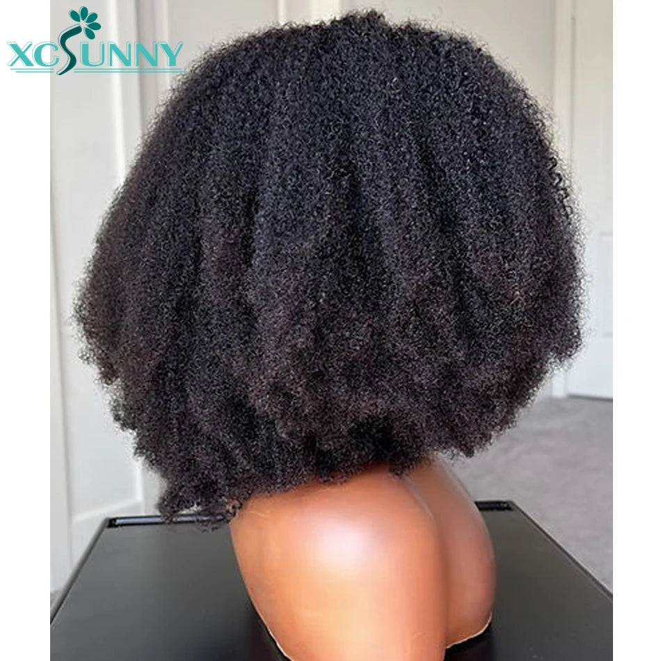 V Part Wig Human Hair Afro Kinky Curly Vpart Wig No Leave Out With Your Hairline Brazilian Upgrade U Part Wig For Women