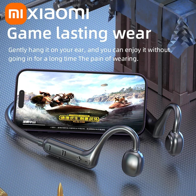 Xiaomi Bluetooth Earphone Neck Mounted Wireless Headset open-back earphones High Power smooth Sound Conduction Long Battery Life