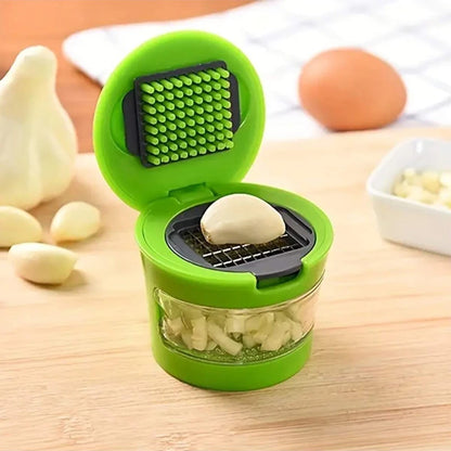 1pc Manual Garlic Press Garlic Mincer Ginger Crusher Kitchen Tool