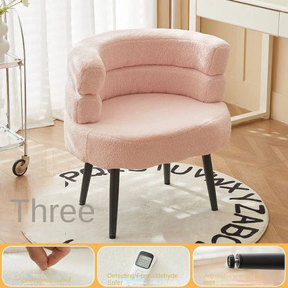 Wuli Huse Internet Celebrity BOBO Wool Lazy Sofa Chair Living Room Bedroom Dressing Room Single Sofa Makeup Chair Dressing Chair