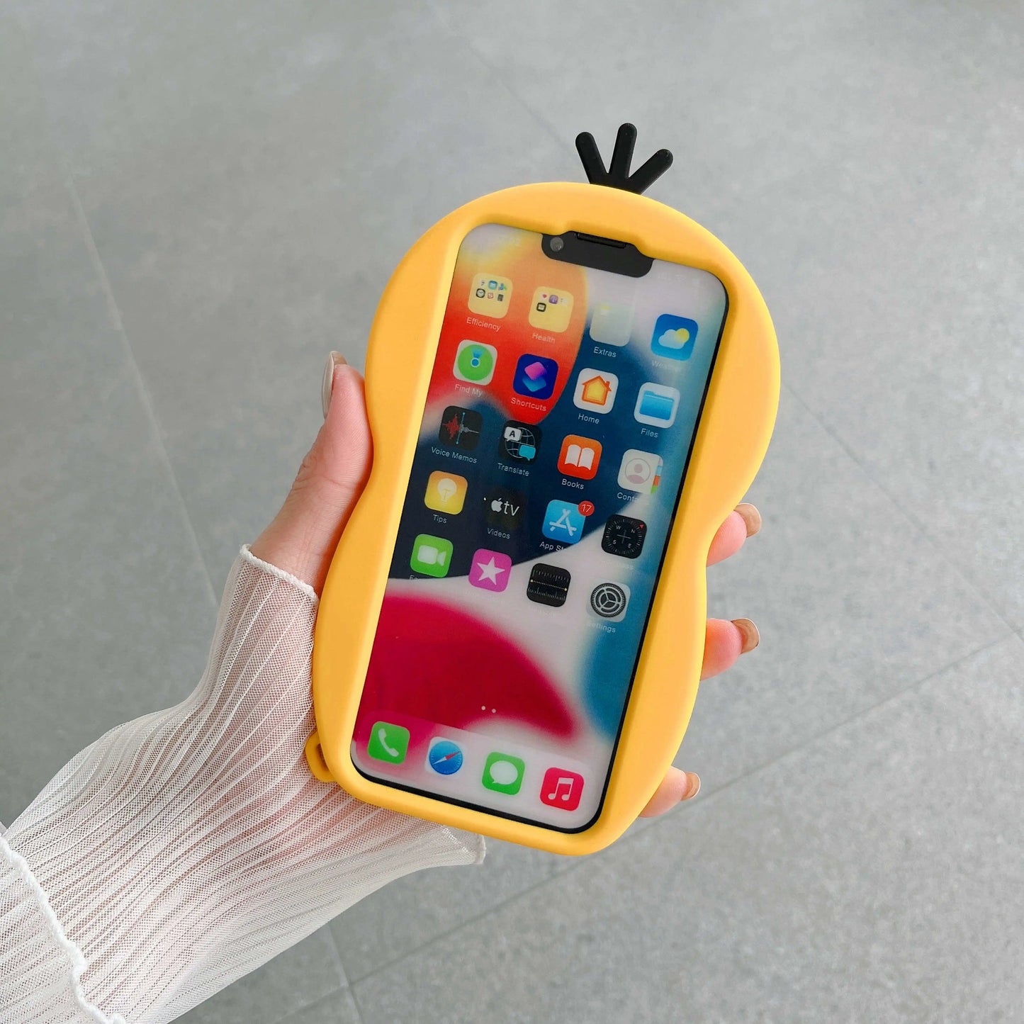 3D Cute duck pattern Case for iphone 15Pro 15Promax 14 14Pro 14Promax 11 11Promax 12Pro 12 12Promax 13 13Promax 13Pro soft Shell