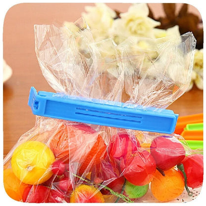 10/20Pcs Portable New Kitchen Storage Food Snack Seal Sealing Bag Clips Sealer Clamp Plastic Tool Kitchen Accessories Wholesale