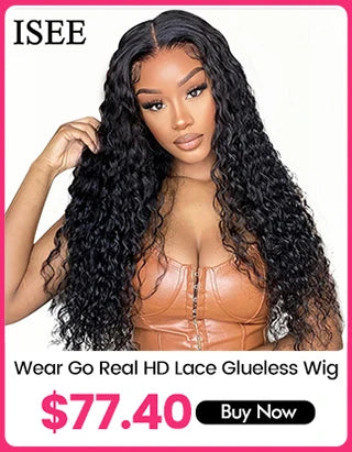 Wear And Go Glueless Wig Ombre ISEE HAIR Highlight Mongolian Deep Wave 6x4 Hd Lace Glueless Pre Plucked Human Wigs Ready To Go