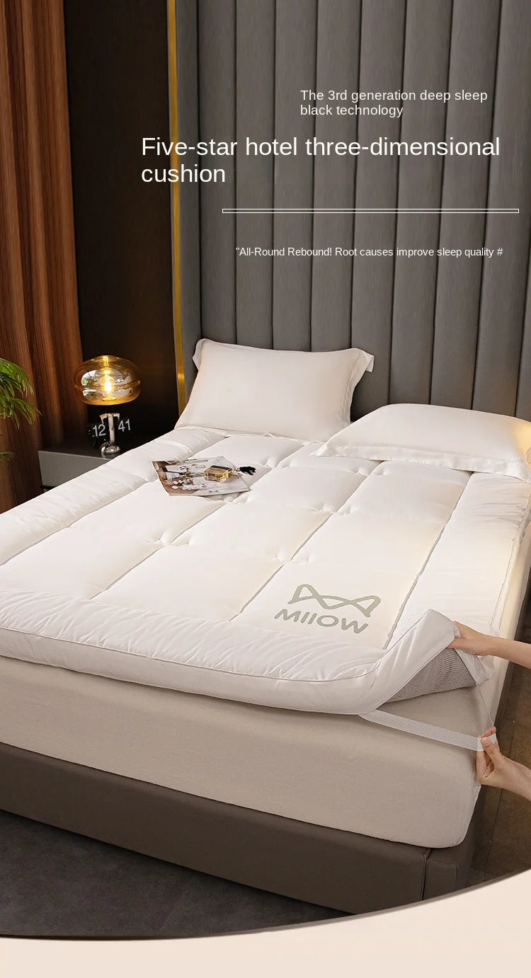 1Pc Hotel Style Mattress Soft Cushion Home Bedroom Tatami Mat Mattress Thickeneded Sleeping Pad Single Double Bed Mattress Vrzone