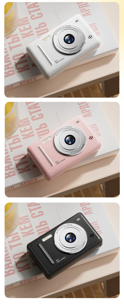 Xiaomi 4K Digital Camera Retro CCD Portable Card Camera Entry-level Camera Dual Camera Flash 50 Million Pixels Auto Focus