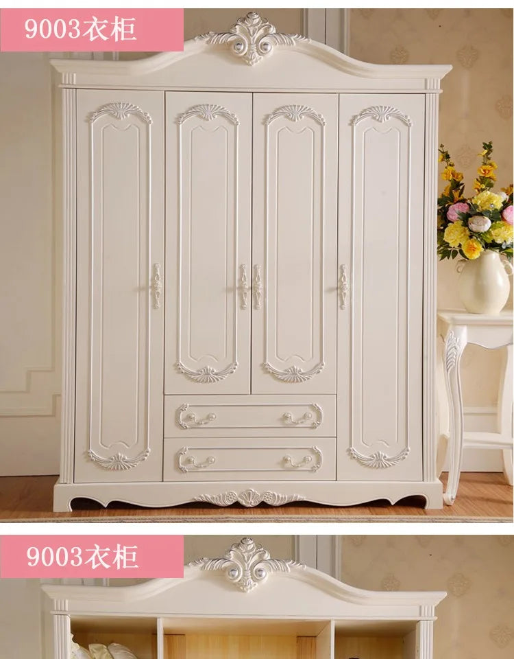 Waterproof Soft Double Bedroom Set Simple Kawaii Modern Queen Bedroom Set Storage White European Meubles De Chambre Furnitures