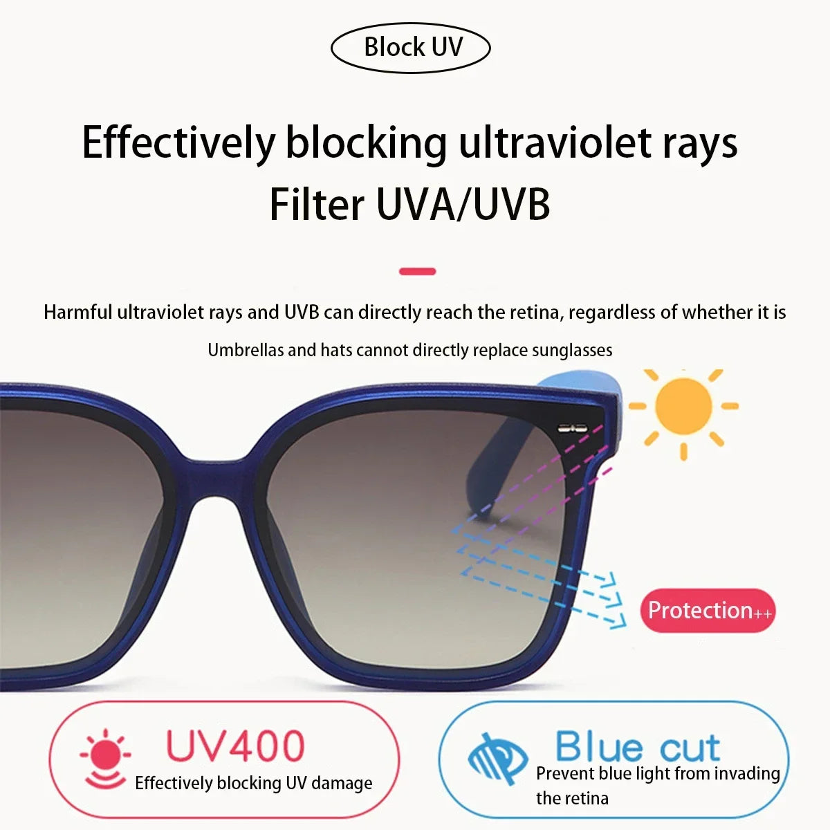 2024 Fashion Brand Children's Color Sunglasses Anti UV Baby Sunshade Anti Blue Light Glasses Girl and Boy Sunglasses UV400