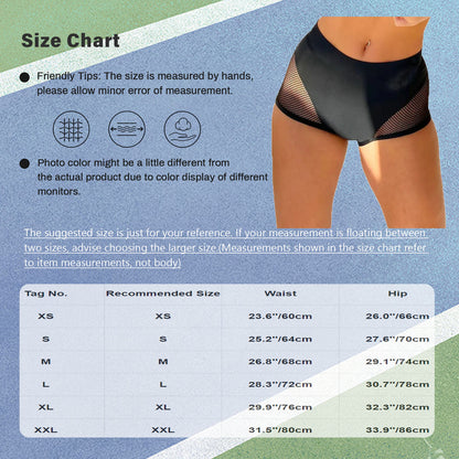 Women Girl Sports Fitness Workout Yoga Hollow Out Fishnet Push Up Booty Shorts Pole Dancing Costume Hot Pants Beachwear Clubwear