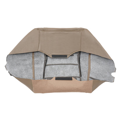 Tan and Grey PU Car Seat Covers For Ford F250 F350 Seat Covers Waterproof and Scratch-resistant,