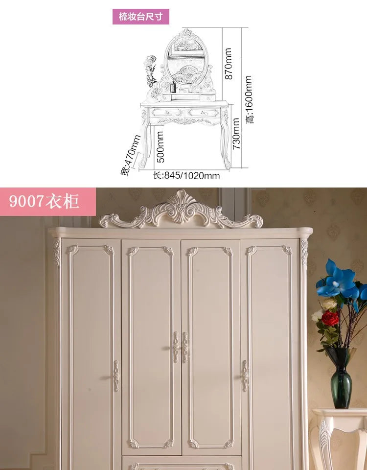 Waterproof Soft Double Bedroom Set Simple Kawaii Modern Queen Bedroom Set Storage White European Meubles De Chambre Furnitures