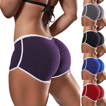 Women Summer Sports Fitness Skinny Slim Shorts Causal Yoga Shorts Shorts Low Waist Stretchy Gym Clothing Short Pants