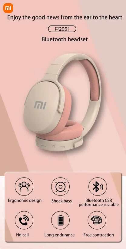 Xiaomi Original P2961 Wireless Headphones Bluetooth 5.3 Earphone For Samsung iPhone Stereo HIFI Headset Game Earbuds With Mic