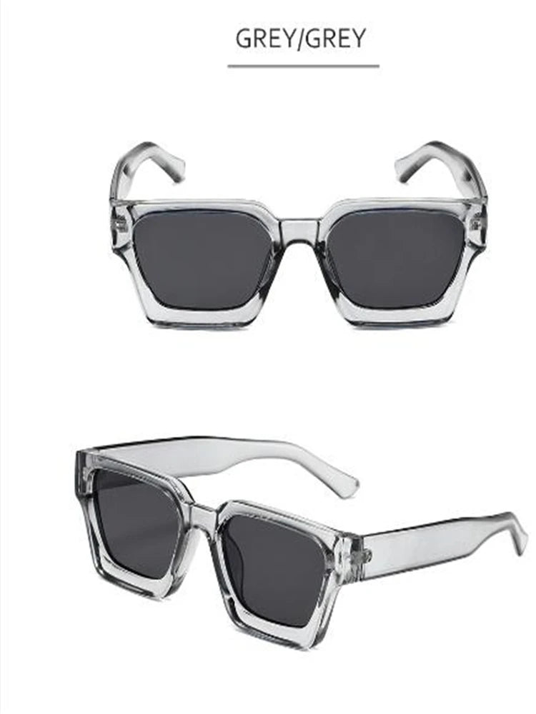 White glasses, women's and men's sunglasses, summer sunshade, windproof, and color changing glasses