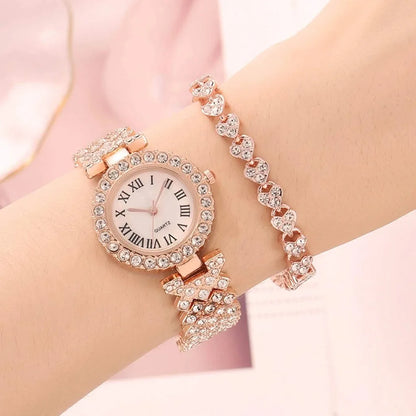 Watch For Women Watches 2023 Best Selling Products Luxury Watch Luxury Brand Reloj Mujer Watch Bracelet Set Diamond Steel Band