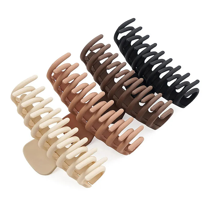 3/4PCS Hair Claw Clips 4 Inch Nonslip Large Crab Hairpins for Women Thin Hair Accessories Barrette Girls Hair Accessories Gifts