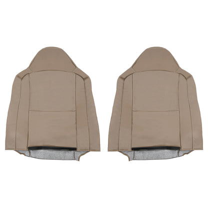 Tan and Grey PU Car Seat Covers For Ford F250 F350 Seat Covers Waterproof and Scratch-resistant,