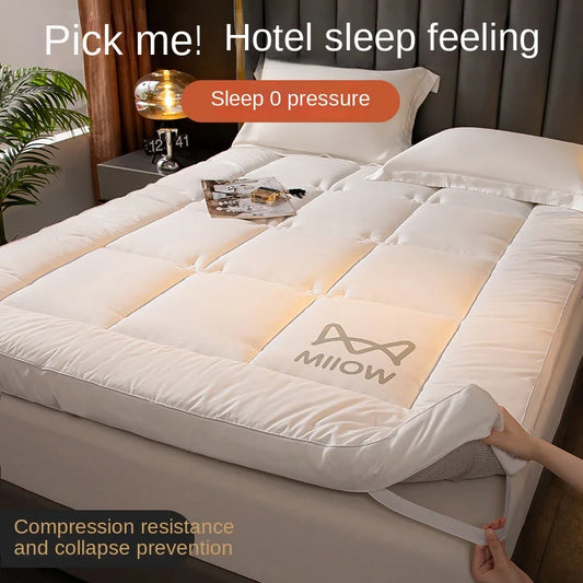 1Pc Hotel Style Mattress Soft Cushion Home Bedroom Tatami Mat Mattress Thickeneded Sleeping Pad Single Double Bed Mattress Vrzone