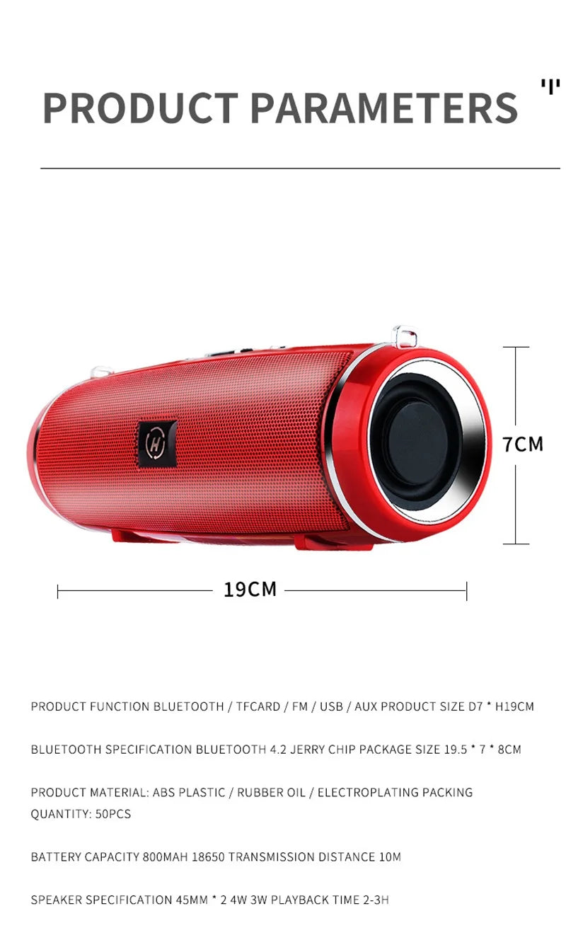 Xiaomi High Quality High-power Bluetooth Speaker Portable Bass Outdoor Wireless Audio 3D Surround 200W Bluetooth Speaker Tws/FM